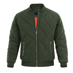 Winter Spring and Autumn New Bomber <b>Flight</b> Man <b>Jacket</b> For <b>Men</b> Nylon Fabric Custom Embroidered Logo Solid Color <b>Men's</b> <b>Jackets</b> - Product Image 1