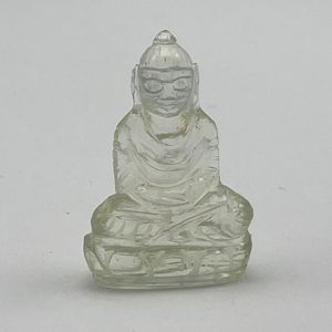 Libyan ธรรมชาติแกะสลักลายพระพุทธรูปทำจากแก้วลายหัวกะโหลกแกะสลักรูปหัวกะโหลกแกะสลักสวยงาม - Product Image 1