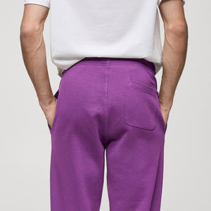 Pantalones de chándal informales de algodón para hombre, OEM ODM, ropa deportiva personalizada media, pantalones bordados estampados lisos en blanco al por mayor, proveedor - Product Image 4