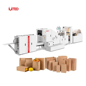 RZFD-190 Automatic eco-friendly recyclable High-accuracy standing square bottom paper shopping bag making machine