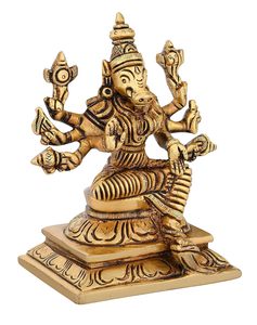 รูปปั้นทองเหลืองขัดเงาวาราฮิแอมแมนความสูง4.7นิ้ว840 GM รูปปั้นพระอวาดำ - Product Image 3