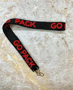 Sangle de sac à main perlée en nickel avec motifs personnalisés pour le jour du match des Geaux Tigers - Product Image 5