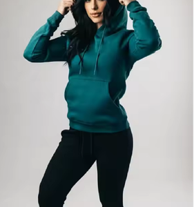 Sweat à capuche décontracté pour femme de qualité supérieure, printemps-automne, avec poches, fabriqué au Bangladesh - Product Image 2