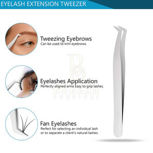 Pince à épiler pour extensions de cils en acier inoxydable de haute qualité, meilleur applicateur - Product Image 4