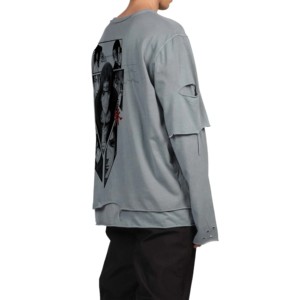 Camiseta de Manga Larga Extra Grande de Alta Calidad para Hombre, Cuello Redondo, Tela de Lona Ecológica y Transpirable - Product Image 3