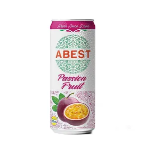 Bibita analcolica di alta qualità Abest succo di frutto della passione concentrato Pasion Fruit 330ml Can da A & B Vietnam