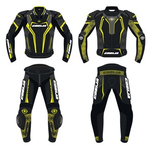 Combinaison de course en cuir pour moto, combinaison de course pour moto, 1 pièce et 2 pièces en cuir de vache - Product Image 6