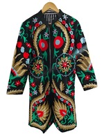 Kimono matelassé fait à la main pour femmes Robe indienne coton brodé Suzani manteau été Spa hôtel utilisation automne printemps vente en gros