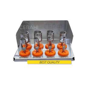 Kit de fraises et de perceuses à trépan dentaire longues en acier inoxydable allemand Machines électriques de chirurgie des implants dentaires Source d'alimentation - Product Image 4
