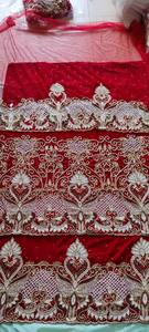 Rana exportación hecha a mano indio George envoltura tela multicolor tamaño personalizable estilos de bordado más populares para la boda - Product Image 3