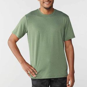 Haute qualité été Cool 210gsm 100% coton t-shirts en gros usine LOGO personnalisé impression hommes séchage rapide t-shirt pour hommes - Product Image 1