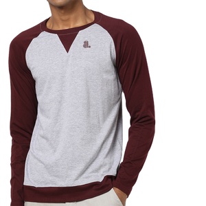 Camiseta Raglán de Manga Larga para Hombre de la Mejor Calidad, Camiseta Raglán de Manga Larga con Logotipo Personalizado, Camiseta de Béisbol Raglán de Manga Larga - Product Image 1