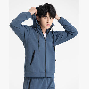 Último diseño bordado logotipo personalizado chándal deportivo transpirable Jogging chaqueta gimnasio hombres traje de entrenamiento - Product Image 1