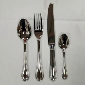 Thép không gỉ muỗng thép không gỉ 304 dĩa và thìa đặt bạc thiết lập dao kéo làm cỏ dao kéo máy rửa chén an toàn cho nhà hàng - Product Image 1