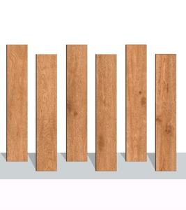 Azulejos de hotel de porcelana esmaltada de alta calidad 20x120 Parquet de madera con acabado mate dinámico para suelos de sala de estar - Product Image 4