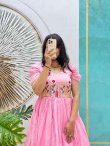 Algodón paquistaní Salwar Kameez Anarkali vestido trajes vestidos Salwar Kameez para mujeres vestidos indios - Product Image 2