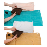 Sac de couchage enveloppant léger et imperméable pour l'hiver, couleur et logo personnalisés, pour adultes, utilisation en montagne, camping, randonnée, polyester