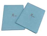 Porte-menu en cuir PU de haute qualité, durable, certifié ISO, logo plaqué nickel, couleur personnalisée, noir, restaurant, hôtel