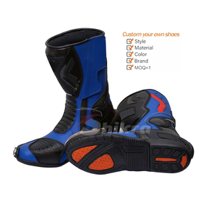 Calzado de Seguridad para Motociclistas |   Zapatos de Motocicleta de Cuero Duradero |   Chaqueta de Motociclista Impermeable, Transpirable y Resistente al Fuego, Talla Grande - Product Image 6