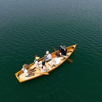 K012 - Bateau pneumatique à rames Real Whitehall Dinghy pour lacs et rivières
