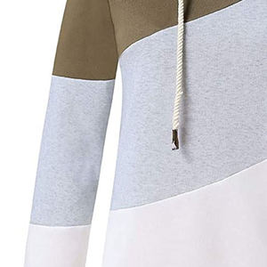 Sudaderas con Capucha Otoñales, Estilo Urbano, Diseño Pesado, Forro de Satén, Bolsillo, Corte Regular, Tejido de Ganchillo, Lavado Ácido, Felpa, Resistentes al Viento, 100% - Product Image 6