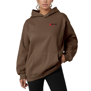 Oversized Printed Hooded Pullover Hoodies for Women Cotton Sweatshirts Streetwear <b>Tops</b> Casual Winter Fleece Jackets <b>Asymmetric</b> - Product Image 1