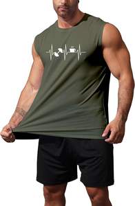 Chaleco deportivo sin mangas para hombre, camiseta sin mangas para entrenamiento de gimnasio, ropa deportiva transpirable de secado rápido para correr y entrenar - Product Image 4
