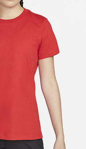 2024 medio largo 100% algodón peinado moda mujer Slim Fit Casual manga corta Camiseta para mujer - Product Image 4