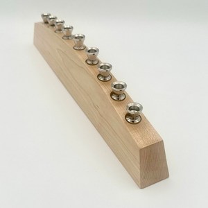 Classic Handmade Wood Menorah Candle <b>Holder</b> for Christmas Decoration Wedding Centerpiece <b>Candlestick</b> <b>Holder</b> Home Tabletop Decor - Product Image 2