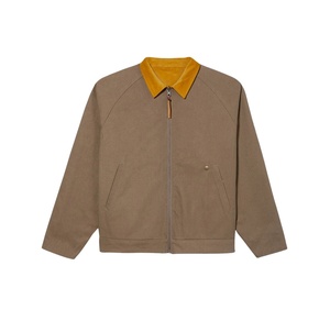 Veste de travail en toile High Street, col rabattu, 100% coton sergé, doublure matelassée, réversible, hiver, respirante, veste de travail pour homme - Product Image 5