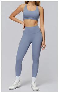 Venta al por mayor de alta cintura Scrunch Butt entrenamiento Leggings mujeres Control de barriga pantalones de yoga con logotipo personalizado Leggings de gimnasio - Product Image 2