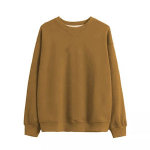 Sudadera de cuello redondo personalizada de fábrica, Jersey suelto de color sólido para hombre, sudadera de comercio exterior, manga larga para hombre - Product Image 2