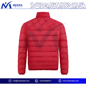 Blouson matelassé léger et imperméable pour homme, personnalisé OEM, chaud, coupe-vent, streetwear, décontracté, haute performance pour l'hiver - Product Image 3