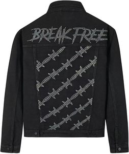 Chaquetas Vaqueras de Lona Personalizadas para Hombre, de Alta Calidad, Secado Rápido, Transpirables, con Logotipo Frontal, para Venta en Línea - Product Image 2