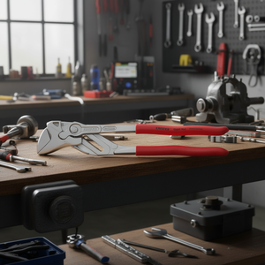 Knipex Single-Tool Chrome Plated <b>Wrench</b> with Plastic Coated Handles for DIY and Professional Use - Product Image 3