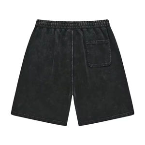 Shorts décontractés en molleton français pour hommes, vente en gros en ligne 2026, 100% coton, cordon de serrage, shorts de sport pour hommes, shorts d'été délavés à l'acide pour hommes - Product Image 2