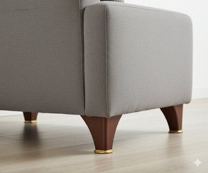 Pieds de meubles en plastique PP moderne de 10 cm, robustes, en forme de T, corps bronze, pointe dorée, pour cuisine, hôtel, canapé, armoire, salle à manger - Product Image 3