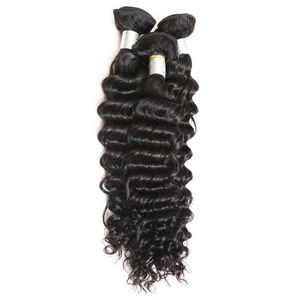 Remy Mongolian Deep Wave Raw Hair Weft Suave brillante y de larga duración - Product Image 4