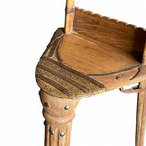 Étagère à livres en laiton FTD, type sur pied, pour salon - Product Image 3