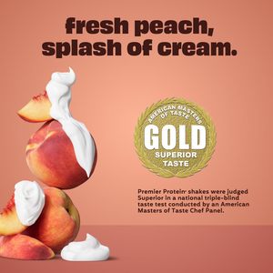 Batido de Proteína Premier, Sabor Melocotón y Crema, 30 g de Proteína, 24 Vitaminas y Minerales para Apoyar la Salud Inmunológica, 11.5 fl oz, Paquete de 12 - Product Image 2
