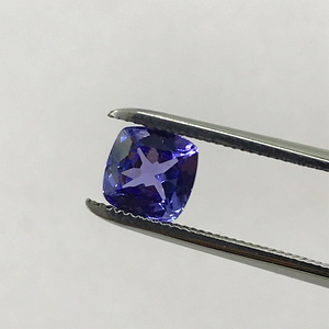 Piedras Preciosas Sueltas de Tanzanita Natural de Corte Cojín de 6 mm, Cristales Facetados en Forma de Almohada de Color Azul Violeta, Paquete para Fundición de Anillos Solitarios Personalizados - Product Image 3