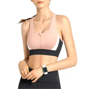 Gros Logo Personnalisé Femmes Courir Gym Yoga Soutien-Gorge Tops Dames de Sport D'entraînement de Remise En Forme Push Up Recyclé Sport Soutien-Gorge - Product Image 3