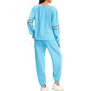 Conjuntos de chándal de peso pesado para mujer a juego Crea tu propio chándal de jogging de diseño personalizado para mujer - Product Image 3