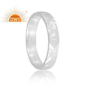 Última Venta de anillo de banda de plata esterlina 925 para mujer joyería personalizada para mujer regalo para ella, fiestas, ocasiones, Fastivales - Product Image 2