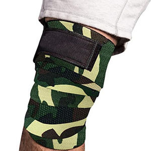 Bandes de genou élastiques pour l'entraînement, design personnalisé, genouillère de fitness la plus vendue, bandes de genou élastiques robustes pour la musculation - Product Image 4