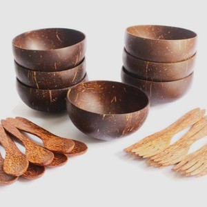 Bol en bois de noix de coco vietnamienne 100% bol fait main naturel-bol en bois de noix de coco à vendre - Product Image 6