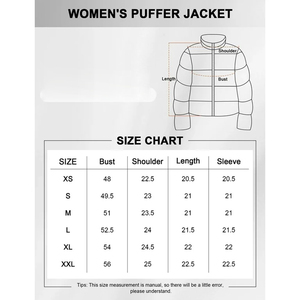 Veste bouffante pour femmes hiver chaud matelassé manteau léger isolé vêtements d'extérieur élégant décontracté mode Streetwear tenue - Product Image 6