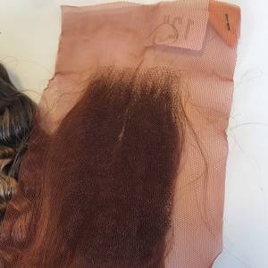 Vente en gros LINU HD Orange Piano Couleur Remy Extensions de cheveux naturel droit vietnamien vierge birman Curl Lace Raw HD Genius - Product Image 5