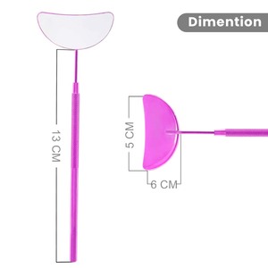 Espejo de Pestañas de Superficie Amplia Rosa para Volumen y Extensiones de Pestañas Híbridas, Mapeo y Control de Dirección en Estudio de Belleza - Product Image 3