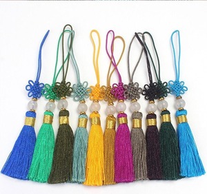 Glands de soie de rayonne faits à la main de décoration de haute qualité de 8cm - Product Image 2